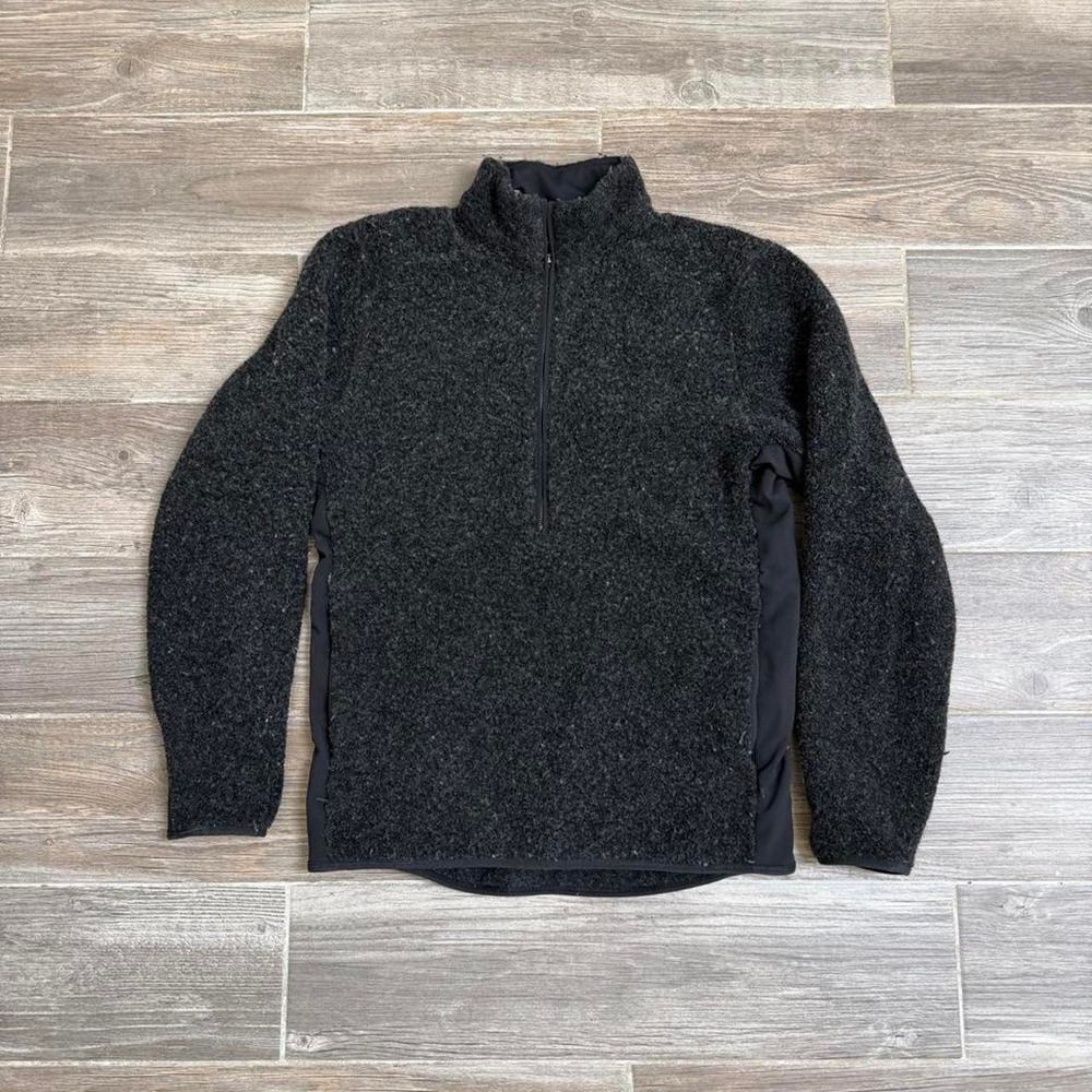 Lululemon Wool Sherpa Fleece Tundra Trek quarter zip up Pullover size S